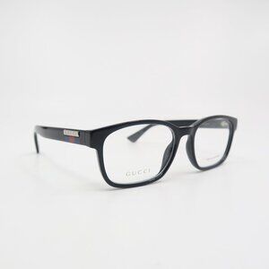 Gucci GG0749O 004 55mm Black with Gucci Logo, New Men's, Eyeglasses Frames.